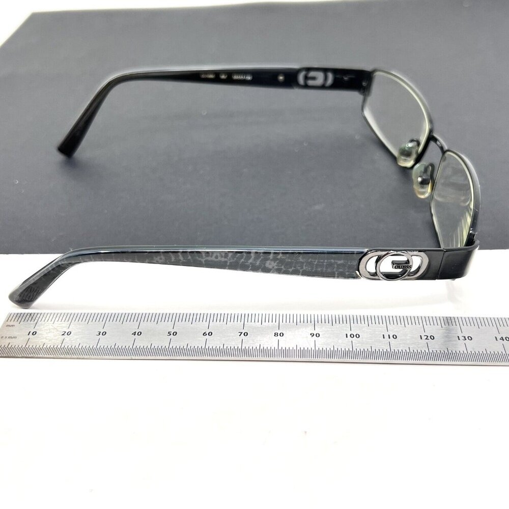 Guess Eyeglasses Frames GU1606 BLK Black Gray Rectangular 53-17-135 - Picture 11 of 11